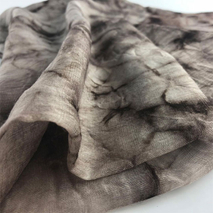 Corbata teñida en tela sostenible proveedor de china de pareo de lana de seda
