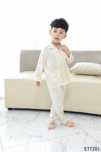 Pijamas de seda lindos personalizados y al por mayor para niños de Direct Factory
