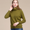 Proveedor chino Suéter de cuello alto de cachemir con cuello alto y manga larga para mujer