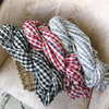 Bufanda de tela escocesa de mantón de mezcla modal 50% algodón 50% a cuadros sostenibles personalizados