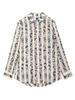 Blusa impresa moderna personalizada para mujeres con seda 100% de morera de Garment Factory