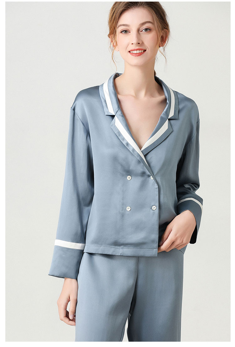 Pijamas de seda de diseñador