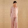 16/19/22 Momé Mulberry Womens causa de manga larga pijama de seda personalizado