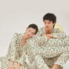 Hombre de pijama de dormir de seda de mulberry 100% personalizado del fabricante de prendas