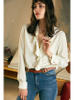 Camisa de manga larga de seda para mujeres de lujo al por mayor de lujo de Luxury 
